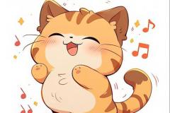 Ảnh mèo hoạt hình cute
