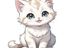 Ảnh mèo hoạt hình cute