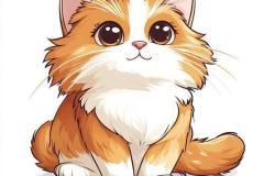 Ảnh mèo hoạt hình cute