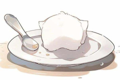 Ảnh mèo trắng anime cute