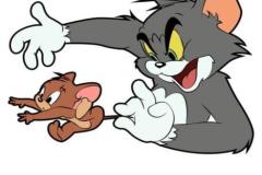 Ảnh mèo và chuột hoạt hình đáng yêu