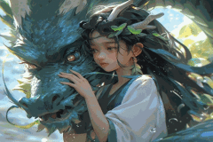 Ảnh con rồng anime đẹp chấn động