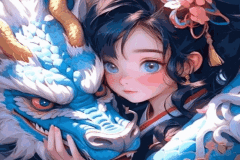Ảnh con rồng anime đẹp chấn động