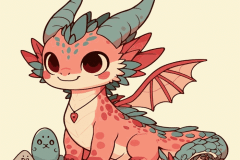 Ảnh con rồng chibi cực xinh xắn