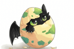 Ảnh con rồng chibi cực xinh xắn