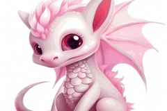 Ảnh con rồng chibi, anime cực đáng yêu