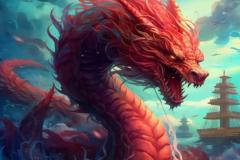 Ảnh con rồng đỏ cực ngầu
