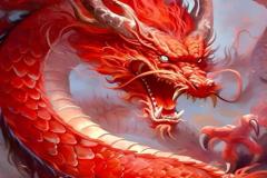 Ảnh con rồng đỏ cực ngầu