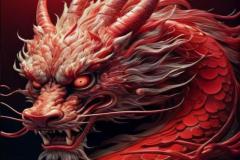 Ảnh con rồng đỏ cực ngầu
