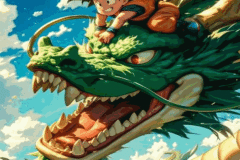 Ảnh con rồng hoạt hình đáng yêu