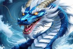Ảnh con rồng nước cực ngầu