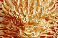 Ảnh con rồng vàng 3d đáng yêu hút hồn