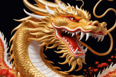 Ảnh con rồng vàng ngầu đẹp nhất