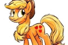 Hình vẽ con ngựa pony cực đáng yêu