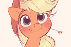 Hình vẽ con ngựa pony cực đáng yêu