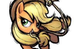 Hình vẽ con ngựa pony cực đáng yêu