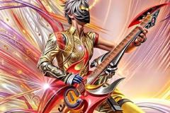 Avatar free fire nam cùng cây đàn chất