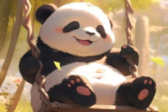 Hình đại diện gấu trúc chibi đáng yêu
