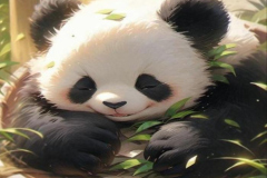 Hình đại diện gấu trúc chibi đáng yêu