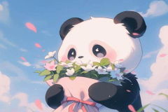 Hình đại diện gấu trúc chibi đáng yêu