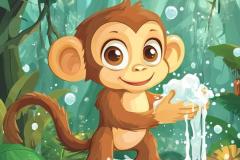 Bộ ảnh avt con khỉ cute chibi đáng yêu