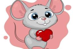 Ảnh đại diện con chuột chibi cute