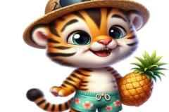 Ảnh avt con hổ cute đáng yêu