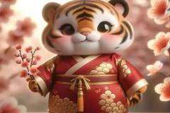 Ảnh avatar con mèo tết dễ thương miễn phí