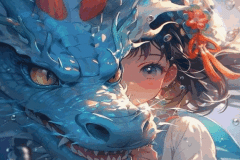 Avatar ảnh rồng cute đáng yêu