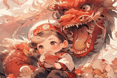 Avatar ảnh rồng cute đáng yêu