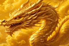 Ảnh avatar con rồng vàng siêu đẹp