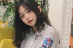 gái đẹp 2008 mặc đồng phục sơ mi trắng