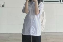 gái xinh lớp 7 selfie