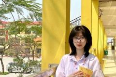 gái xinh lớp 7 ở hành lang