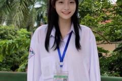ảnh cô gái lớp 9 xinh xắn đán yêu