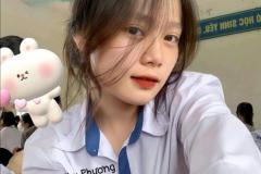 ảnh gái lớp 9 selfie