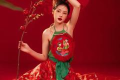 gái xinh ảnh tết nghệ thuật