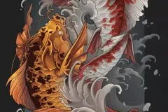 hinh-nen-ca-chep-hoa-rong-3d-1