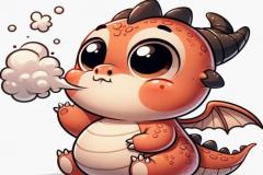 Hình ảnh chibi rồng cute