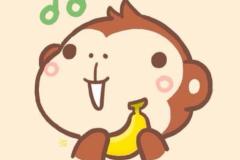 Hình vẽ con khỉ cute chibi đáng yêu