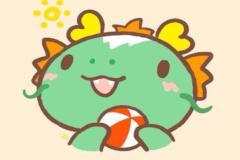 Hình vẽ con rồng chibi đáng yêu