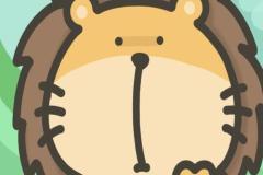 Hình vẽ con sư tử chibi đáng yêu xỉu