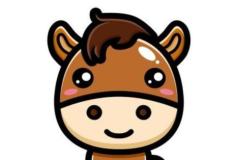 Hình vẽ cute con ngựa chibi