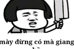 Ảnh gấu trúc cầm dao meme bựa