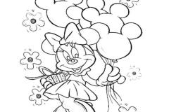 Tranh tô màu chuột mickey phức tạp, nhiều chi tiết
