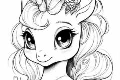 Tranh tô màu công chúa pony cực xinh