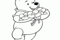 Tranh cho be stoo màu con gấu pooh ngộ nghĩnh