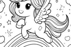 tranh-to-mau-pony-cau-vong-cute-1-1