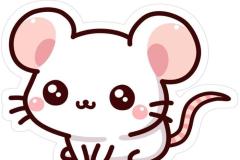 Tranh vẽ chuột hamster chibi ngộ nghĩnh