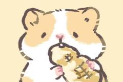 Tranh vẽ chuột hamster chibi ngộ nghĩnh